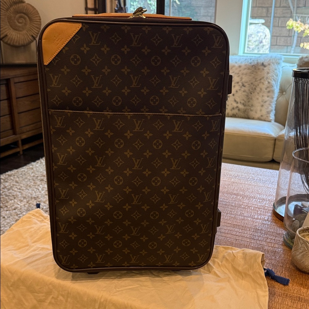 Louis Vuitton Brown and Tan Monogram Luggage